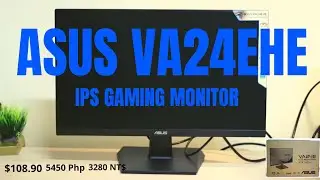 Игровой монитор ASUS VA24EHE IPS: распаковка и характеристики | Поддержка адаптивной синхронизации и бесплатной синхронизации
