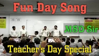 MSD Sir singing rap song on  