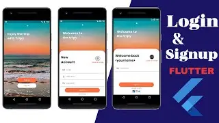Flutter signup & login UI 2021 for beginners