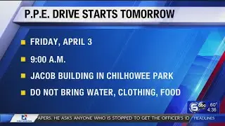 Knox County, Knoxville PPE drive starting Friday