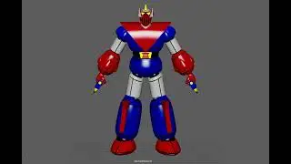 マシーンブラスター サンダイオー Machine Blaster - Blocker Gundan - Sandaio - 3D model w.i.p