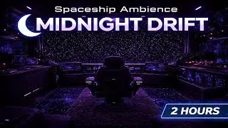 Spaceship Interior Ambience – Midnight Drift (2 Hours)