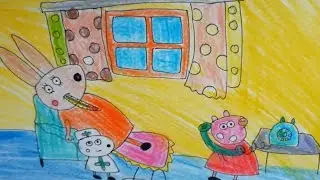 How to Draw Peppa Pig Step by Step 🐷 | Easy Drawing Tutorial for Kids