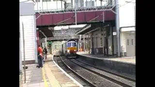 Stobart Rail 66414 'James The Engine ' Passes Harrow & Wealdstone Working 4M71