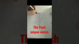 The Flash, inkpen sketch (4)