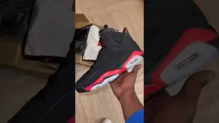 Unboxing The Jordan 6 Infrared Salesman Sample #sneakercontent #jordan6 #sneakerunboxing #airjordan