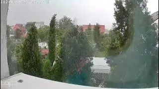 Close lightning strike Slatina Olt Romania 08 05 2025
