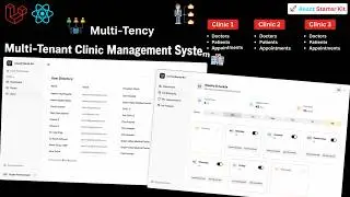 Build a Multi-Tenant SaaS Clinic Management System with Laravel 12 + React | Complete Course (2026)