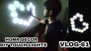 Heart Shaped Lamp Touch Sensitive Light Modular Hexagon || DIY Creative Decoration Wall Lighting ||