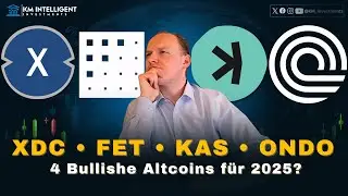XDC, Fetch.AI, Kaspa & Ondo Chartanalyse &ndash; Bullishe Kursziele & Chancen 2025 🚀
