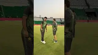 Saim ayub with mike hesson #shorts #saimayub #pakistancricketteam