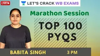Marathon Session | ইংরেজি | Top 100 PYQ's | WBCS 2020/2021 | Babita Singh