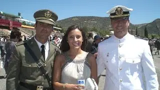 Entrega de los reales despachos a la XL promoci&oacute;n de la A.G.B.S.