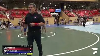 92-101 Lbs Round 2 - Lilly Robbins, OK Vs Reana Spangler, KS 5cb1