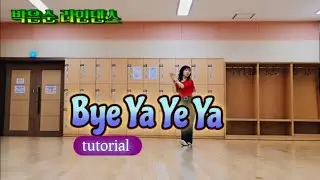 Bye Ya Ye Ya #High Beginner #설명 #tutorial #박은순라인댄 #바이야이야