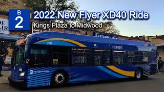 NYCT B2 Bus Ride: 2022 New Flyer XD40 7941 from Kings Plaza to Midwood
