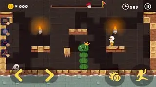Super Ted Adventure 2 - Level 22 Cactus Boss
