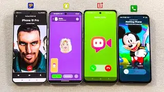 GoChat, Snapchat, Justalk, TrueCall Xiaomi 14 Ultra + Pixel 8 Pro + OnePLUS Nord + Moto E30N