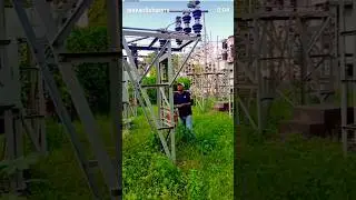 132/33kvaTPMO#lineman #powerhouse #powercity#electician #132kv #33kv #engineering #transformer