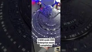1/650 scale USS Enterprise-E model kit