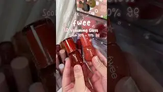 fwee 3D voluming gloss in Scotch #kbeauty #cute #fwee #lippie #makeup