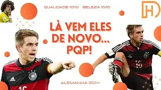 CAMISA DE TIME - RETRÔ ALEMANHA AWAY 2014 PLAYER VERMELHA/PRETA 7x1 - UNBOXING JERFC