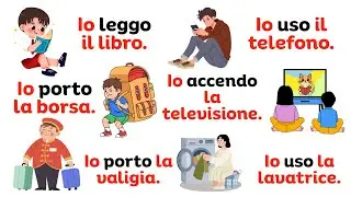 Learn Italian Sentence Structure with Common Objects | SVO Practice A1&ndash;A2