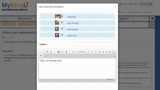Free Sharable Content with MyBlogU