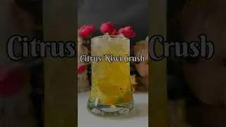 Citrus kiwi crush mocktail #shorts #shortsfeed