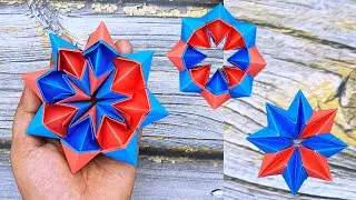 Paper Toy Antistress Transformer Origami Magic Star | Diy Paper Crafts Easy Tutorial