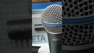 Mic Kabel Shure Beta 58A Wired Microphone Dynamic Supercardidoid #shure #beta58a