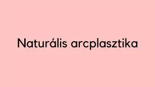 Natur&aacute;lis arcplasztika - Cellblaster&reg; therapy by Erika Varga