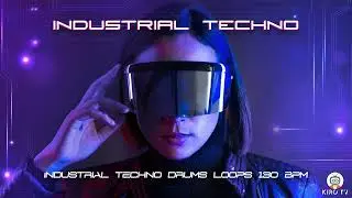 Industrial techno drums loops - 130 Bpm