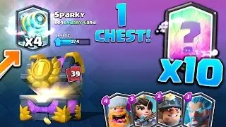 Clash Royale - 15,000 CARDS IN ONE CHEST AND 10 LEGENDARIES! MOST LEGENDARIES EVER WORLD RECORD!