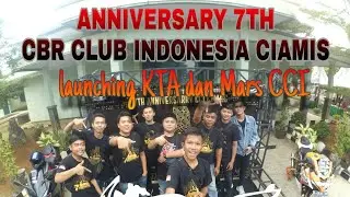 Anniversary 7th CBR CLUB INDONESIA CIAMIS (launching KTA/Mars CCI)