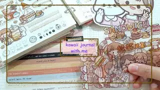 DuoDuo Boba Milk Journal #cutejournal #journalwithme #journalingidea #stickerjournaling