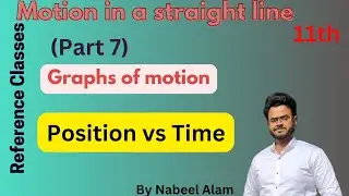 Graphs of motion | position vs time graph | motion in a straight line part 7  @ReferenceClasses