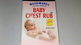 Woodward's Unani Herbal Baby Chest Rub Unwrapping ASMR