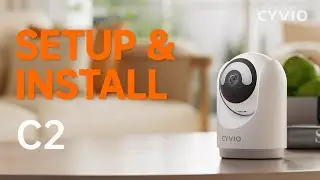 How to Set Up and Install CYVIO C2 WiFi Indoor Pan Tilt camera | Step-by-Step Guide #homesecurity