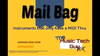Instruments that only have a MIDI Thru