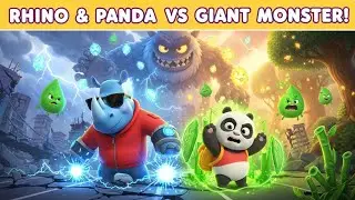 Join Bibo the Rhino and Bao the Panda Epic Adventure to Save the World from a Giant Energy Monster