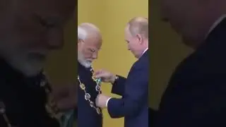 Order of St. Andrew the Apostle #modi #russia #trending #bjp