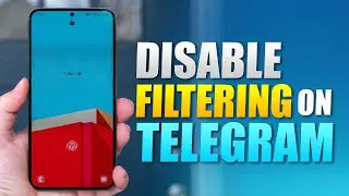 how to disable filtering in Telegram | filter disable on telegram | PIN TECH |