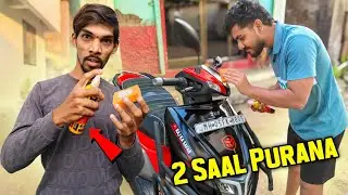 Aisi Bike Polishing Pehli Baar Dekhi😂🤣 2 Saal Purana Bike Polish