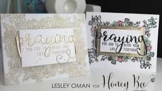 ''Bless Your Life Together'' - Honey Bee Stamps Blog Hop: Ft: Zen Floral.