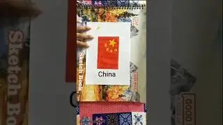 How to draw china flag🇨🇳 #drawing