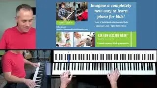 Online Piano Lessons for Beginners - Weekly group lesson PLUS private help throughout the week