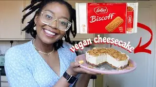 HOW TO MAKE A VEGAN BISCOFF CHEESECAKE | 5 INGREDIENTS!