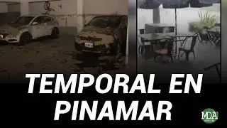 DRAM&Aacute;TICO: sigue el TEMPORAL en PINAMAR
