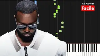 GIMS & DYSTINCT - SPIDER Piano Tutorial (Solo)